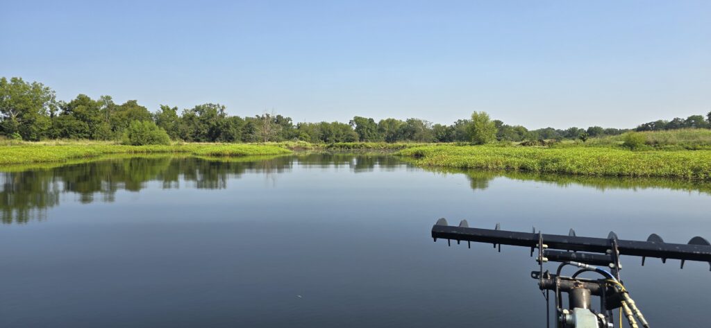 Pond cleaning service Tyler TX countryside
