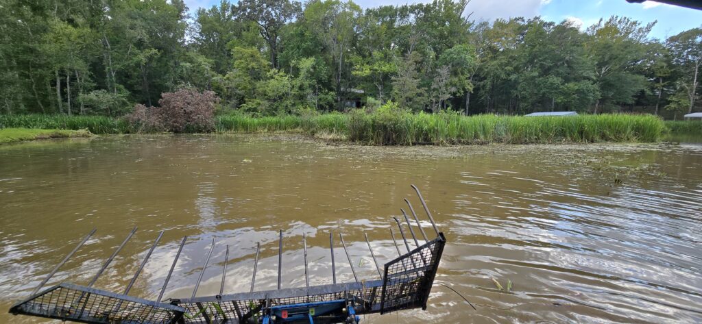 Pond bank erosion repair Tyler TX